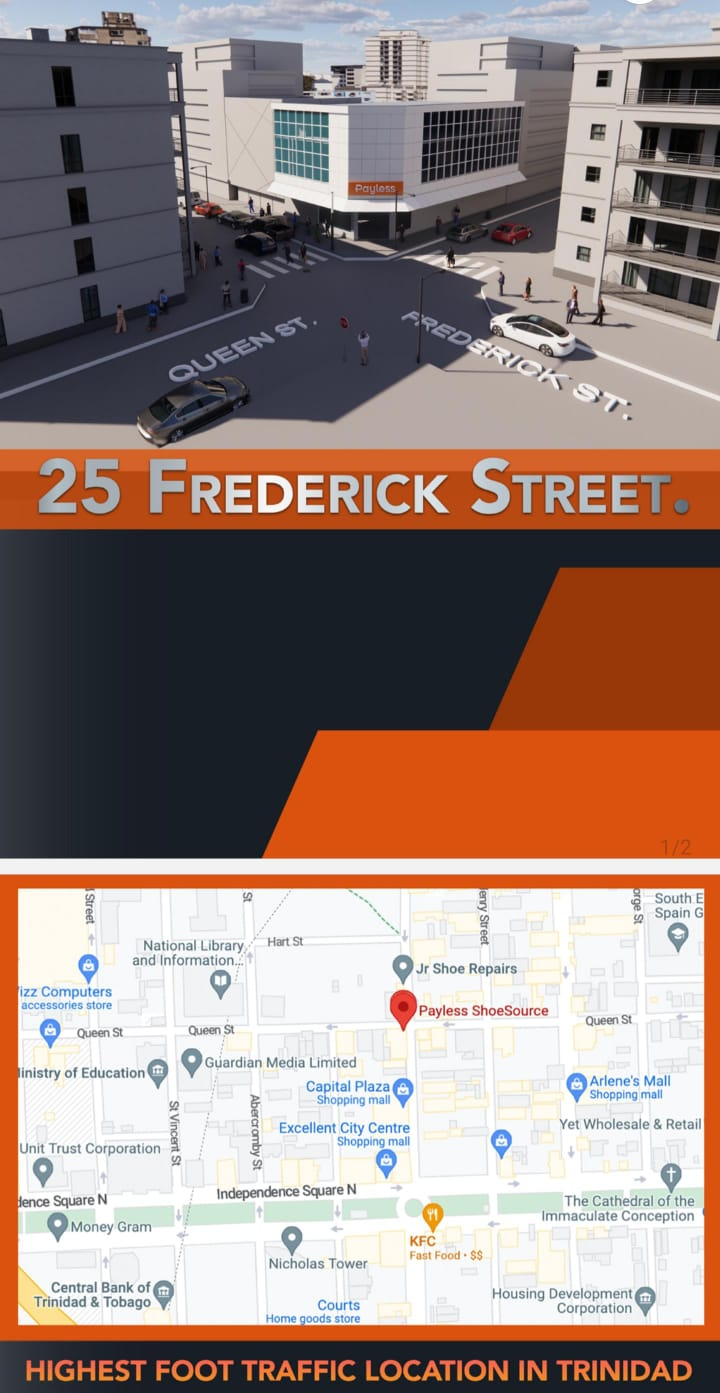 1 Trinidad Port of Spain Frederick Street & Queen St. No 25